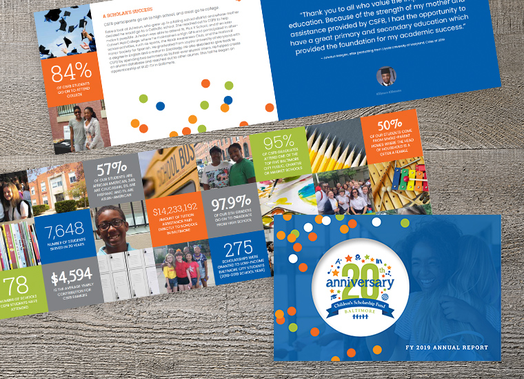 insight180, Branding, Design, Digital Marketing, marketing, CSFB, Baltimore, Annual Report